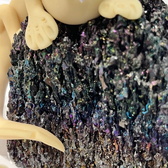 Set of 2 Polymer Clay Dragons, handmade collectible figurines - Picture 8 of 11